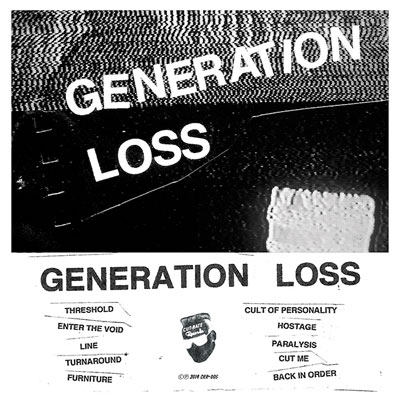 GENERATION LOSS POCHETTE PREMIER ALBUM GENERATION LOSS