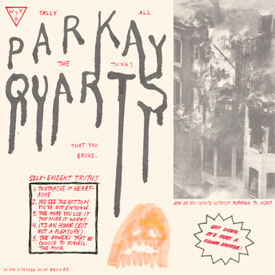 PARQUET COURTS POCHETTE EP TALLY ALL THE THINGS THAT YOU BROKE