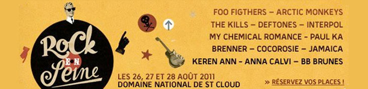 ROCK EN SEINE 2011 : THE VACCINES, MILES KANE, THE WOMBATS COMPLETENT LA PROGRAMMATION