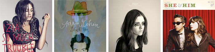 IZIA, ADAM COHEN, DILLON, SHE & HIM... : LES SORTIES DE LA SEMAINE DU 14 NOVEMBRE 2011