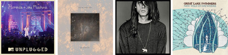 FLORENCE AND THE MACHINE, JULIA HOLTER, KINDNESS, GREAT LAKE SWIMMERS... : LES SORTIES DE LA SEMAINE DU 9 AVRIL 2012