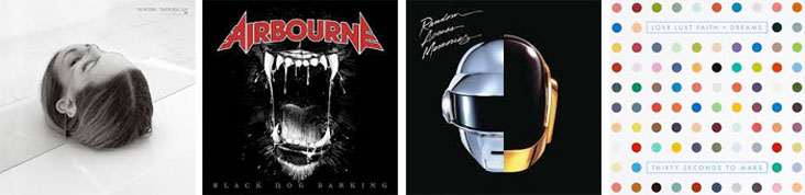 THE NATIONAL, AIRBOURNE, DAFT PUNK, 30 SECONDS TO MARS... : LES SORTIES DE LA SEMAINE DU 20 MAI 2013