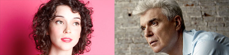 ST. VINCENT & DAVID BYRNE : ALBUM COMMUN A L'AUTOMNE 2012