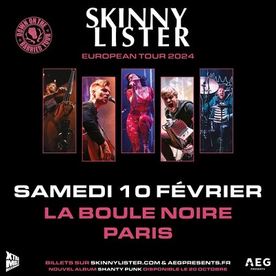 skinny_lister_concert_boule_noire