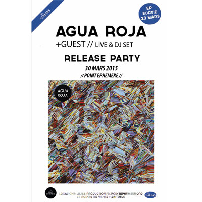 FLYER CONCERT AGUA ROJA POINT EPHEMERE 2015
