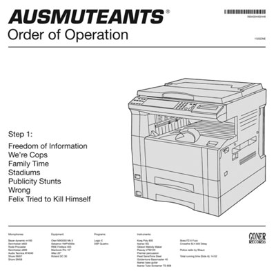 AUSMUTEANTS POCHETTE NOUVEL ALBUM ORDER OF OPERATION