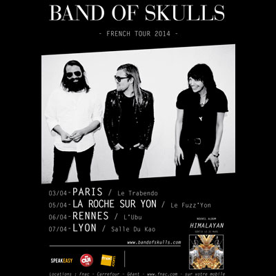 FLYER CONCERT BAND OF SKULLS TRABENDO 2014