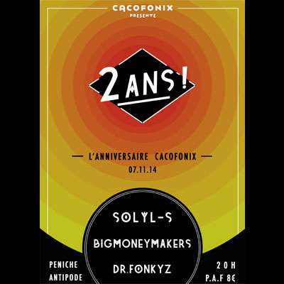 CACOFONIX FLYER SOIREE PENICHE ANTIPODE 2014