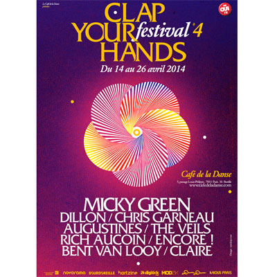 AFFFICHE FESTIVAL CLAP YOUR HANDS 2014 : DEMANDEZ LE PROGRAMME !