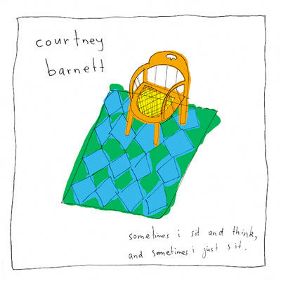 COURTNEY BARNETT POCHETTE PREMIER ALBUM SOMETIMES I SIT AND THINK, AND SOMETIMES I JUST SIT