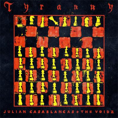 JULIAN CASABLANCAS POCHETTE NOUVEL ALBUM TYRANNY EN SEPTEMBRE