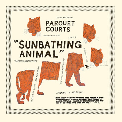 PARQUET COURTS POCHETTE NOUVEL ALBUM SUNBATHING ANIMAL