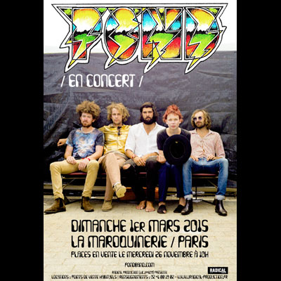 POND FLYER CONCERT MAROQUINERIE PARIS 2015
