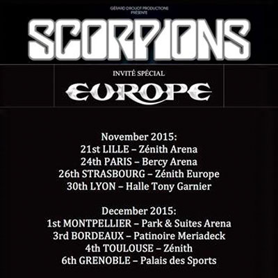  FLYER SCORPIONS ET EUROPE BERCY 2015