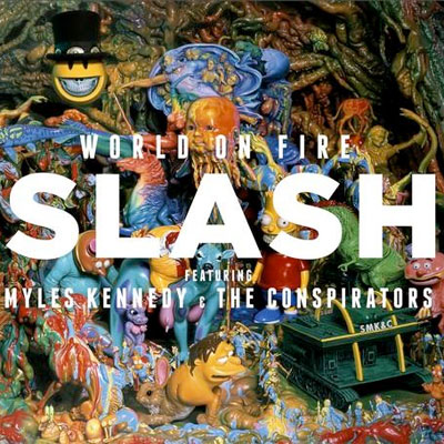 SLASH POCHETTE NOUVEL ALBUM WORLD OF FIRE