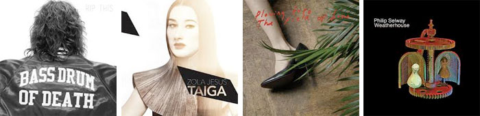 BASS DRUM OF DEATH, ZOLA JESUS, ICEAGE, PHILIP SELWAY... : LES ALBUMS DE LA SEMAINE EN STREAMING