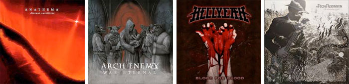 ANATHEMA, ARCH ENEMY, HELLYEAH, RICH ROBINSON... : LES ALBUMS DE LA SEMAINE EN STREAMING