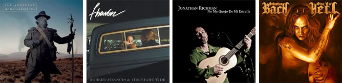 IAN ANDERSON, ROBERT FRANCIS & THE NIGHT TIDE, JONATHAN RICHMAN, SEBASTIAN BACH... : LES ALBUMS DE LA SEMAINE EN STREAMING