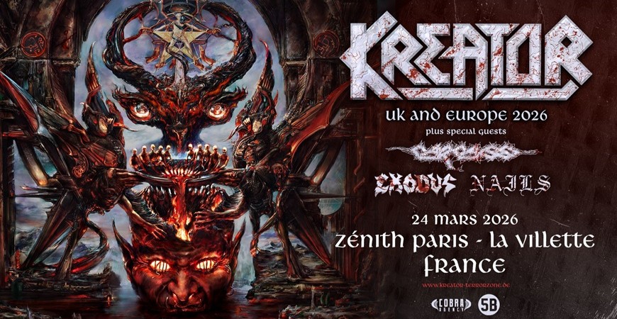 Avis de passage : Kreator, Pini, The Antlers, The Hardkiss…