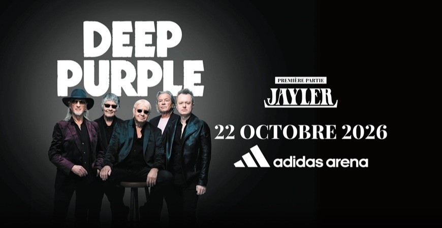 Avis de passage : Deep Purple @ L’Adidas Arena (22/10/2026)