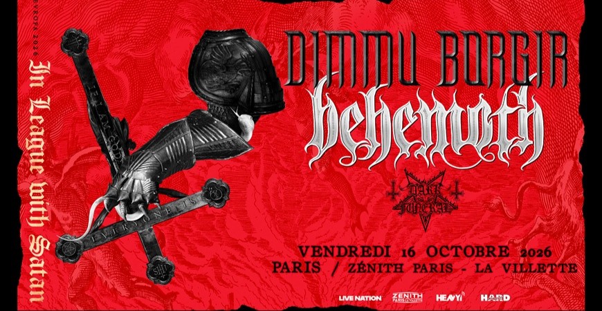 Avis de passage : Behemoth & Dimmu Borgir @ Le Zénith de Paris (16/10/2026)